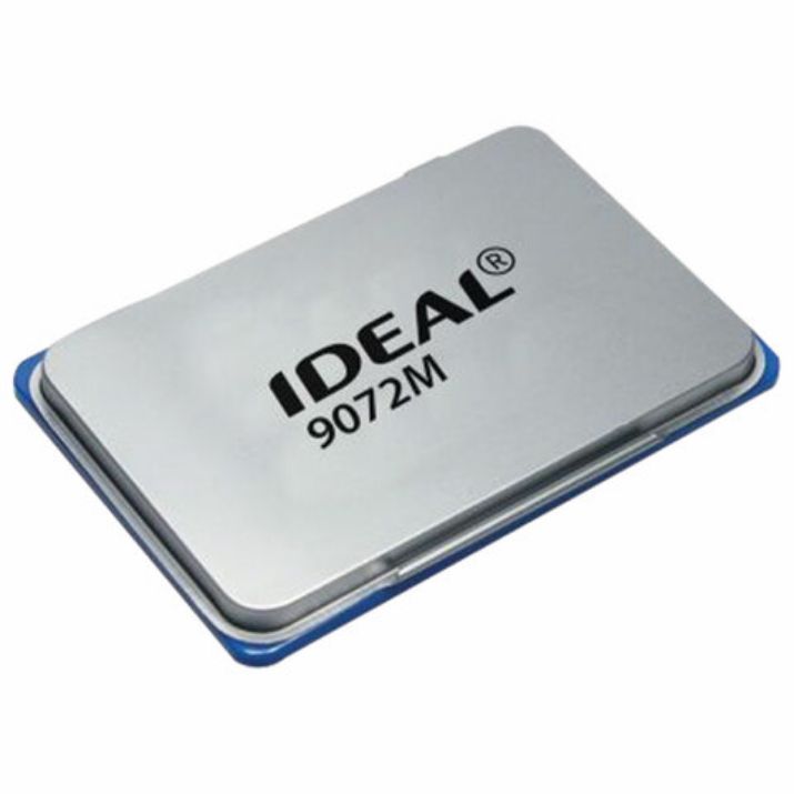 Изображение Штемпельная подушка TRODAT IDEAL, 110х70 мм, металлический корпус, синяя, 9072Мс, 190089