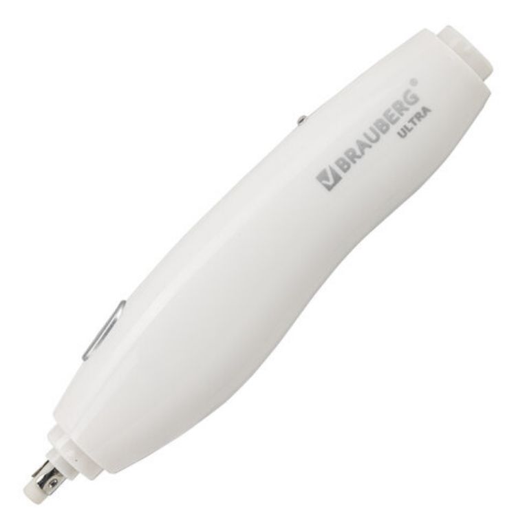 Изображение Ластик электрический BRAUBERG "ULTRA", АККУМУЛЯТОР, зарядка USB, + 16 сменных ластиков, 229609