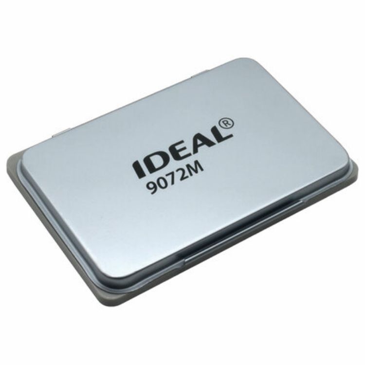 Изображение Штемпельная подушка TRODAT IDEAL 9072М, 110х70 мм, металлический корпус, НЕОКРАШЕННАЯ, 190568