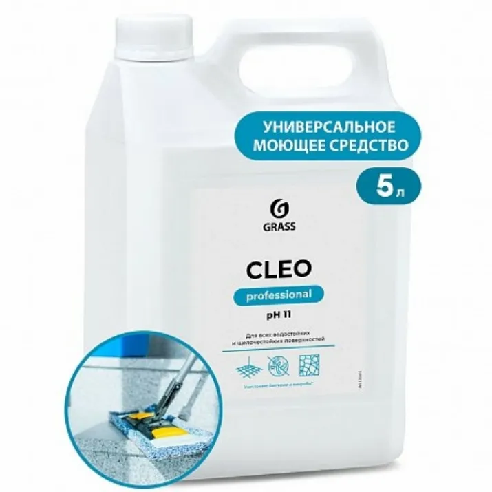 Изображение Средство моющее универсальное "Grass Cleo", 5.2 кг, с антибактериальным эффектом (125415)