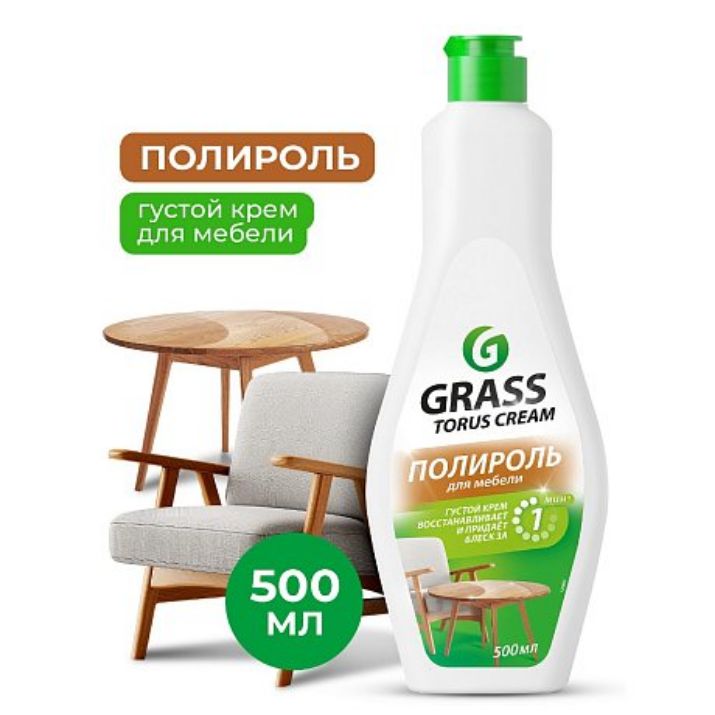 Изображение Средство для мебели полирующее "TORUS Cream", 500 мл (125821)