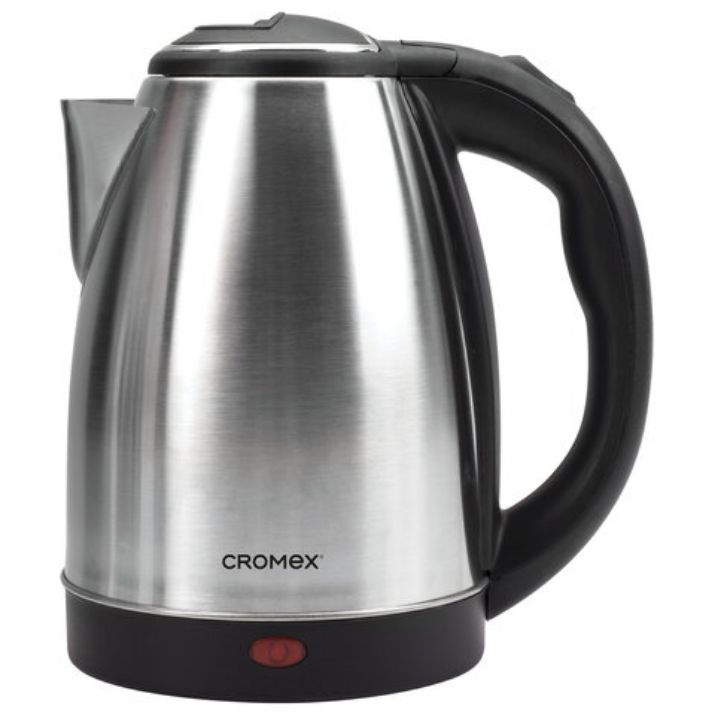 Изображение Чайник CROMEX KT-115, 1,5 л, 1500 Вт, закрытый нагревательный элемент, нержавеющая сталь, серебристый, 452925