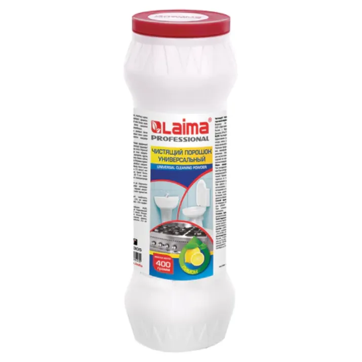 Изображение Чистящее средство 400 г, LAIMA PROFESSIONAL "Лимон", порошок, 602305
