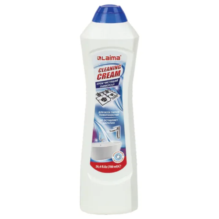 Изображение Чистящее средство универсальное крем 780 мл, LAIMA PROFESSIONAL "White fresh", 608661